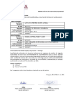 Solicitud de Informe de Autenticidad Originalidad