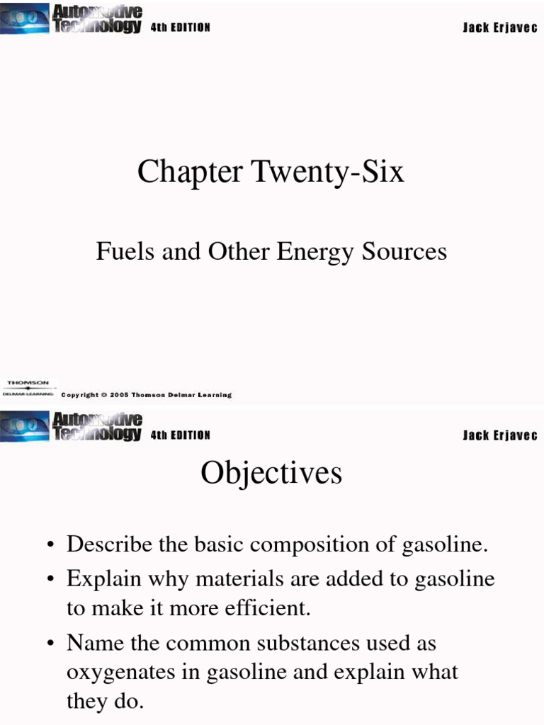Fuels and Other Energy Sources | PDF | Gasoline | Fuels