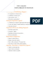 Market Leader Pre - Unit 3 - Skills Useful Phrases To Negotiate