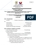 Annexes A, G, I - Templates For Barangay - Jan 24