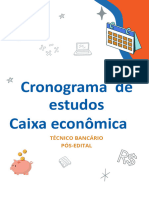 E Book Cronograma Pré Edital Concurso Da Caixa Econômica Federal