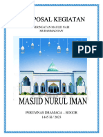 Proposal Maulid Nabi Muhammad Masjid Nurul Iman 2023