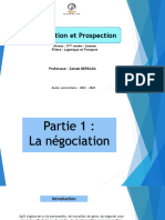 Partie 1 - Négociation