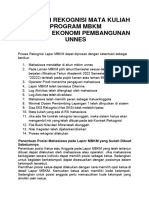 Ep - Panduan Rekognisi Mata Kuliah Program MBKM Jurusan Ekonomi Pembangunan