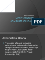 Merenanakan Administrasi Usaha