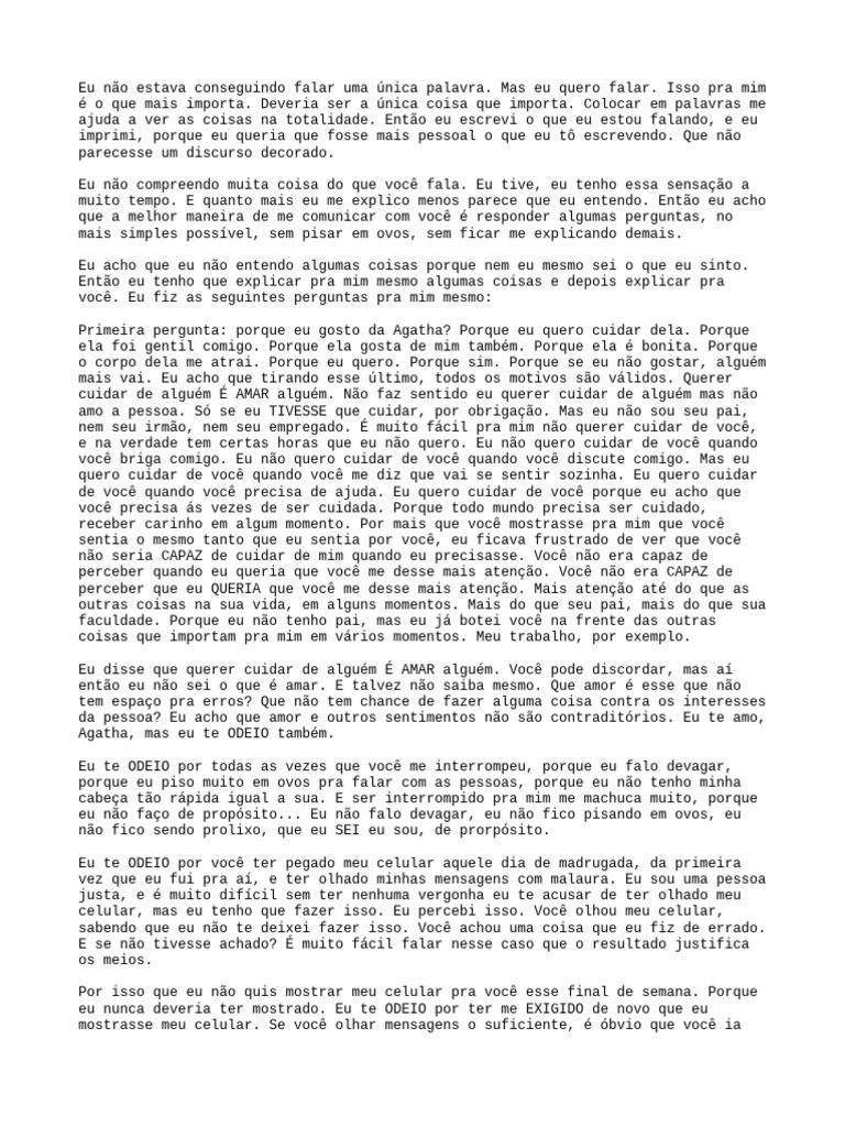 Reflexões sobre Amor e Ódio | PDF | Amor