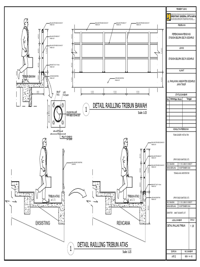 GDS.14-02 Detail Railing Tribun | PDF