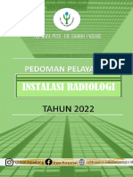 Pedoman Pelayanan Instalasi Radiologi Tahun 2022