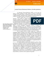 Educación Técnico Profesional. Debates y Desafíos Pendientes