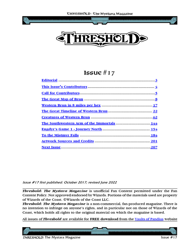 Exploring the West of Brun: Issue 17 | PDF | Gary Gygax Games | D20 System