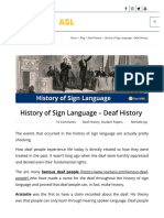 4.4.1 History of Sign Language