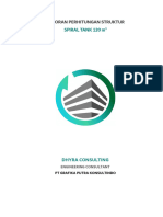 Laporan Analisis Struktur FEA Spiral Tank 100 M3