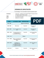 Programa de Capacitación 09 de Febrero