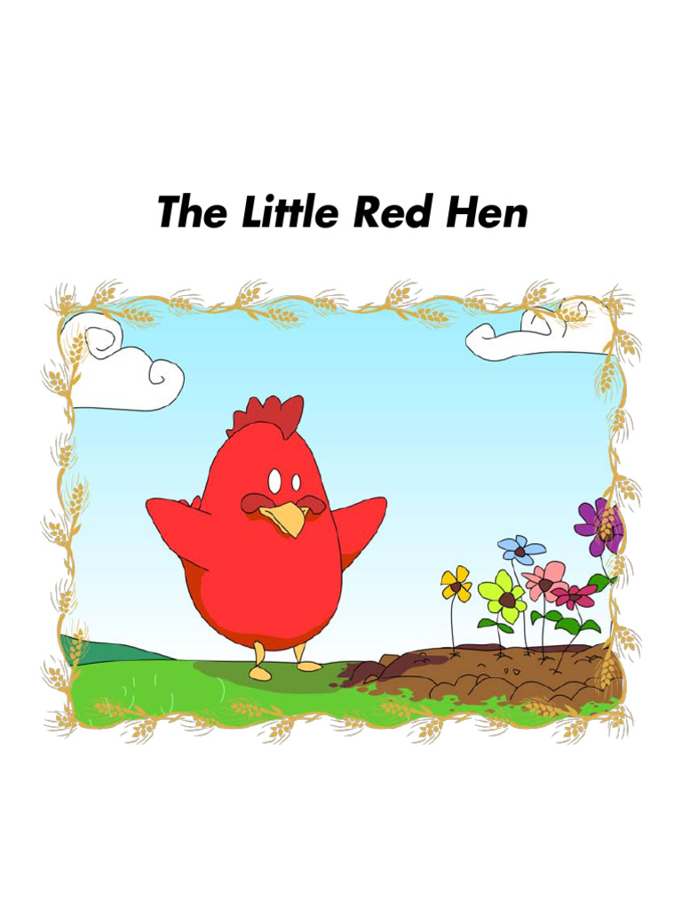 The little red hen pdf breads food and drink preparation