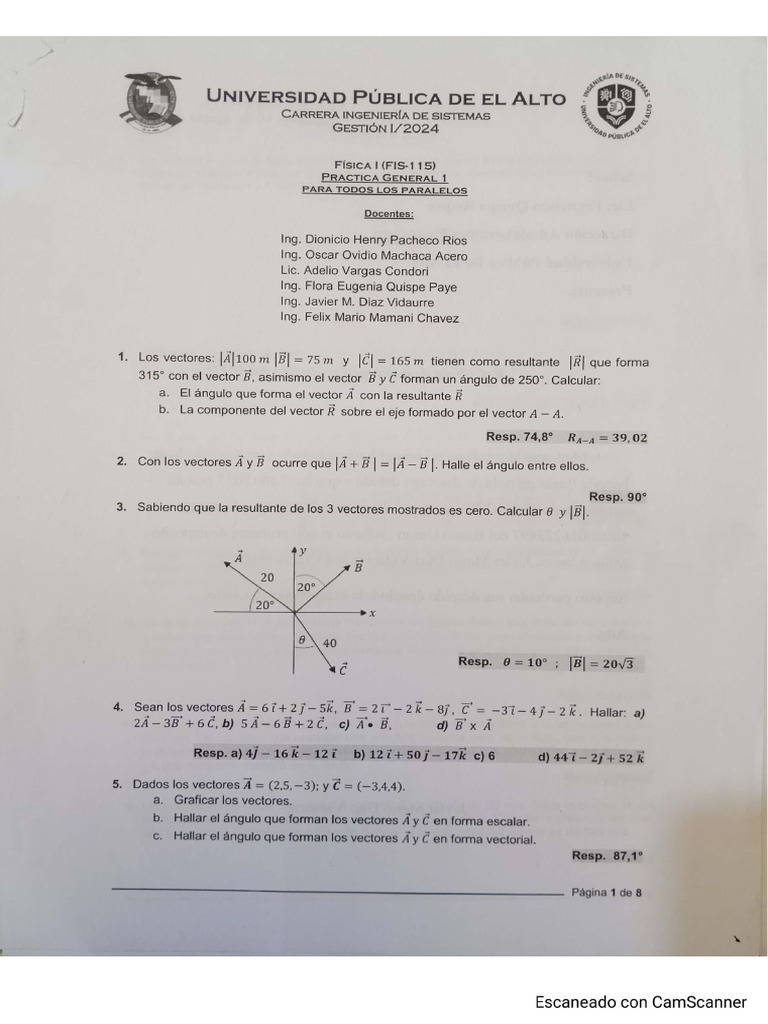 Práctica Fisica I | PDF