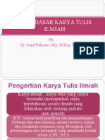 Konsep Dasar Karya Tulis Ilmiah: By. Hj. Santi Wahyuni, SKP, M.Kep, SP - Mat