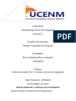 Guía de Estudio No.1 Alcances de La Investigación