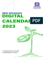 Digital Calendar 2023