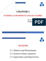 Chapter 2 - Numerical Methods in Linear Algebra