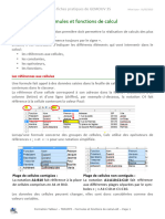 TBN1FP5 - Formules Et Fonctions de Calcul