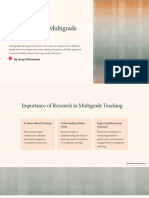 Chapter 6 Research and Partnership in Multigrade Teaching