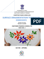 Surface Ornamnt Tech (Emb.) - CTS2.0 - NSQF-3
