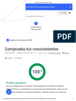 Comprueba Tus Conocimientos - Google