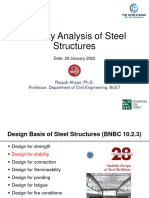 S - 19 - Steel - 7 Stability Analysis of Steel Structure