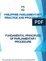Fundamental Principles of Parliamentary Procedure