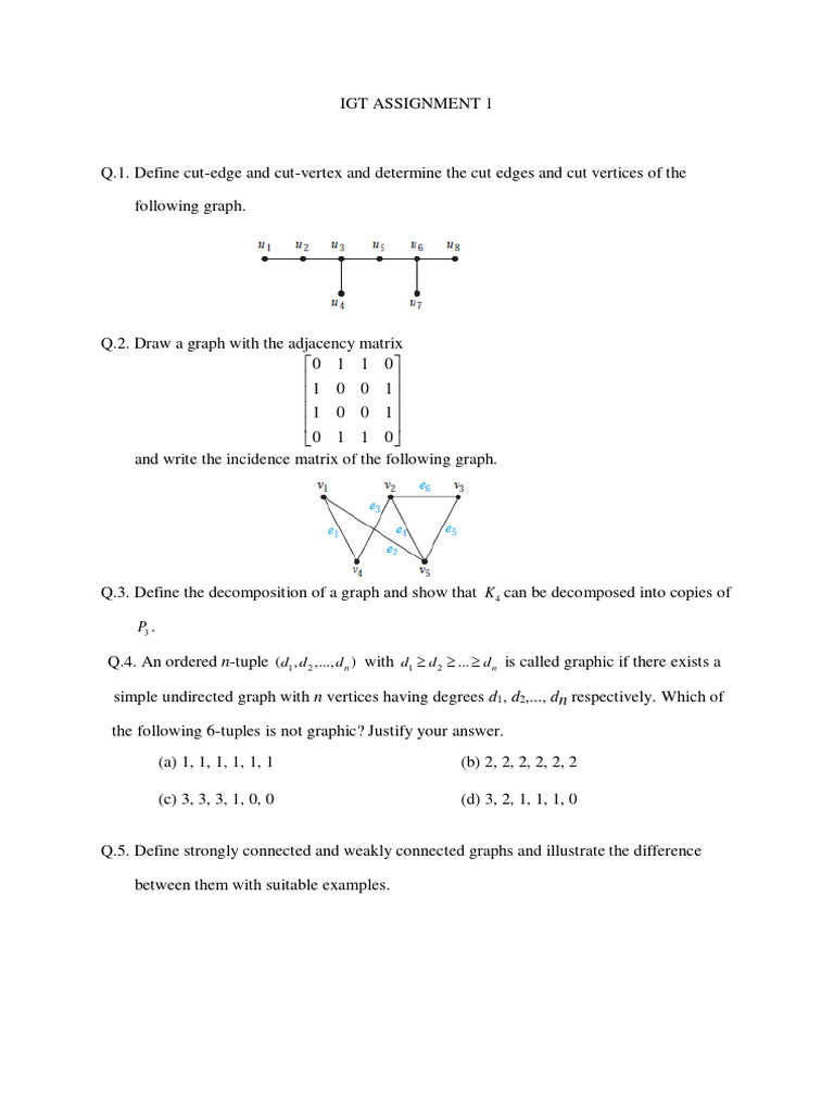 Graph Theory Concepts and Examples | PDF