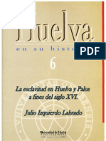 La esclavitud en Huelva y Palos a finales del siglo XVI