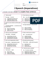 Reported Speech - Imperatives Quiz AK