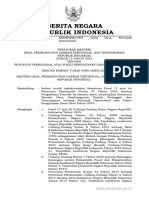 Permendesa No 13 Tahun 2023