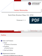 Induksi Matematika (MZ232 Teori Bilangan)