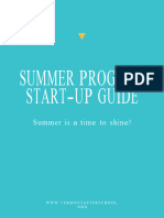 Summer Start Up Guidebook