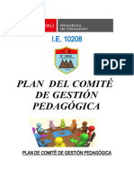 Plan de Gestiòn Comité de Gestión Pedagógica 10208