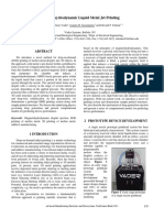 Magnetohydrodynamic Jet Liquid Metal Printing