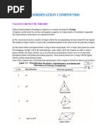 Coordination Compounds