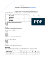 QCM Staistique n5