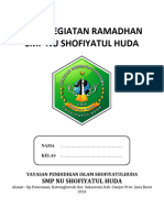Buku Kegiatan Bulan Ramadhan SMP Nu 2024