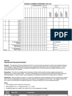 Ics Form 215, Operational Planning Worksheet (v3)