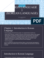 Intro To Korean