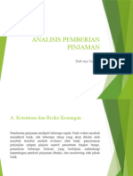 Analisis Pemberian Pinjaman Alk