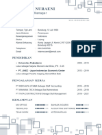 Format CV Kosong Word Simple