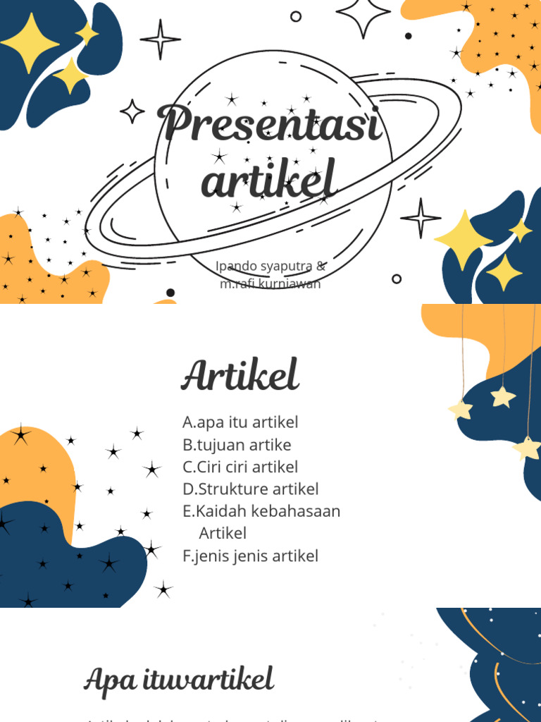 Contoh Ppt Artikel Pdf