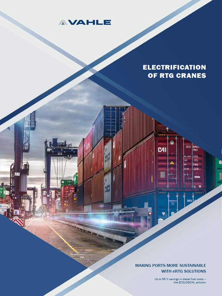 VAHLE Port eRTG | PDF | Hybrid Vehicle | Diesel Engine