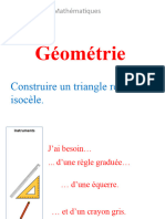Construire-Un-Triangle-Rectangle Isocele-Diaporama