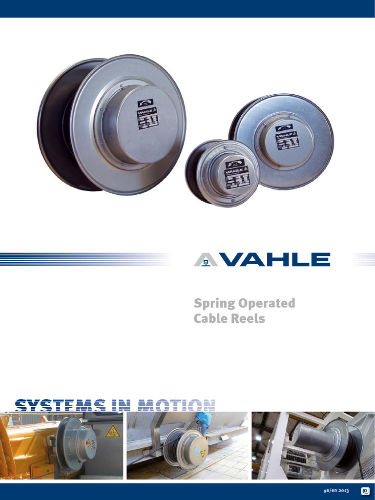 Cat 09a en Spring Operated Cable Reels | PDF | Electrical Conductor ...