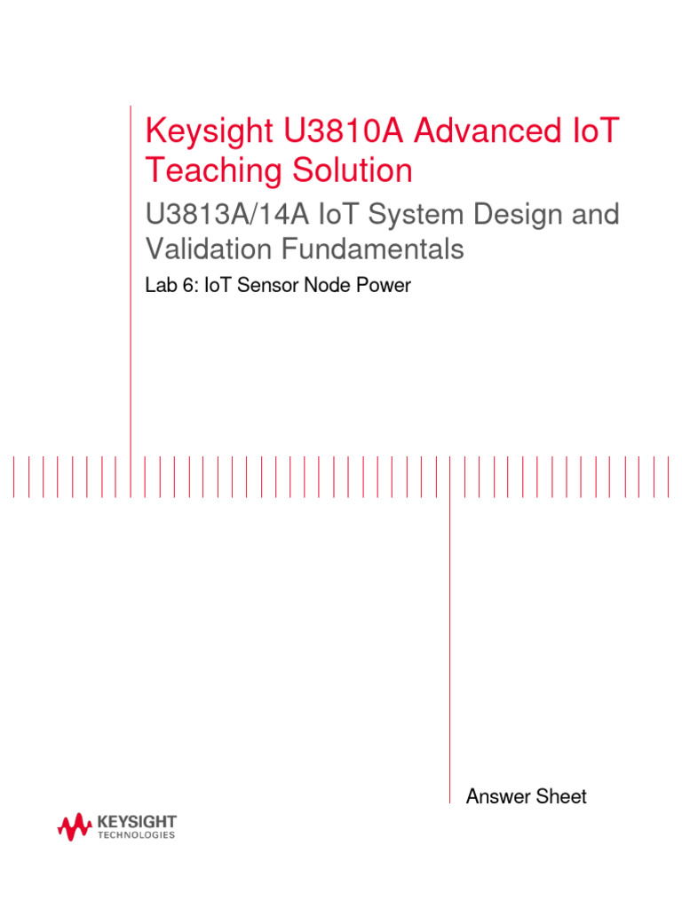 Lab 6 - IoT Sensor Node Power | PDF