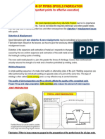 Execution of Piping Fabrication